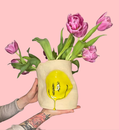 Ceramic Vase  “Fine, thanks”